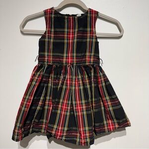 J.Crew Crewcuts Plaid Dress in Red, Black, and Yellow. Girls Size 5